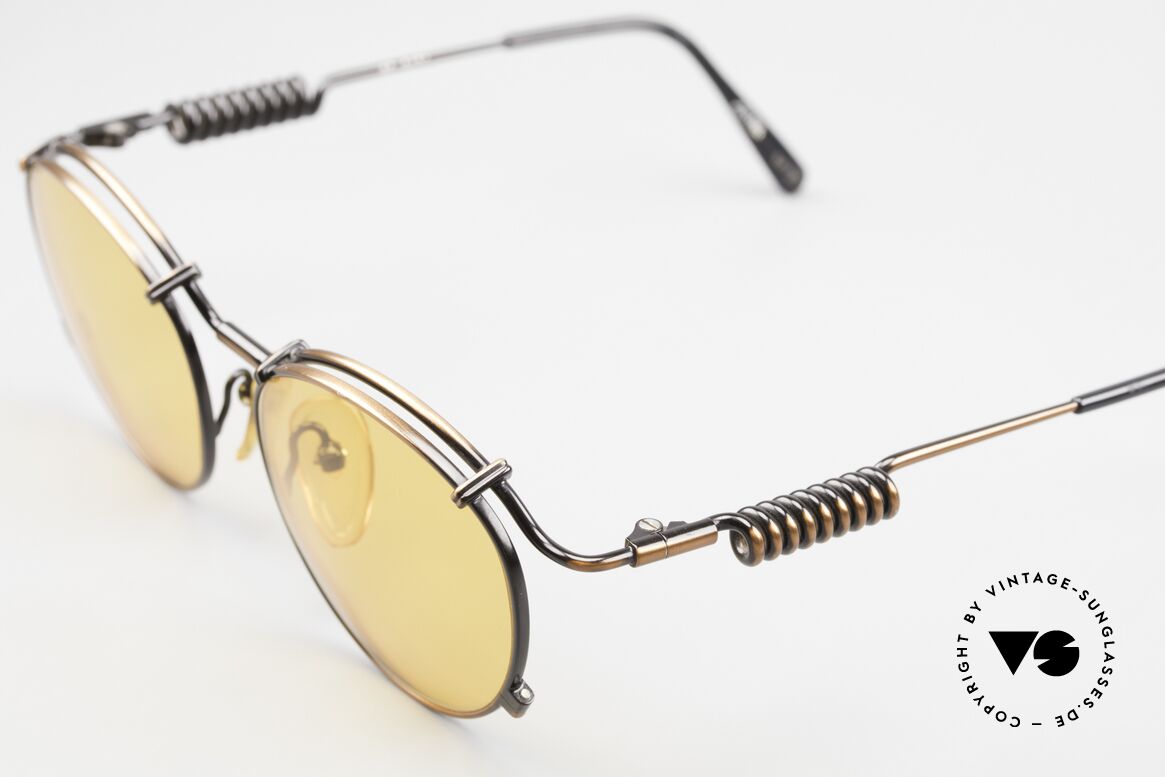 Jean Paul Gaultier 56-9174 Vintage Brille Antik Kupfer, zudem kostbar veredelt (Rahmen in antik-kupfer), Passend für Herren und Damen