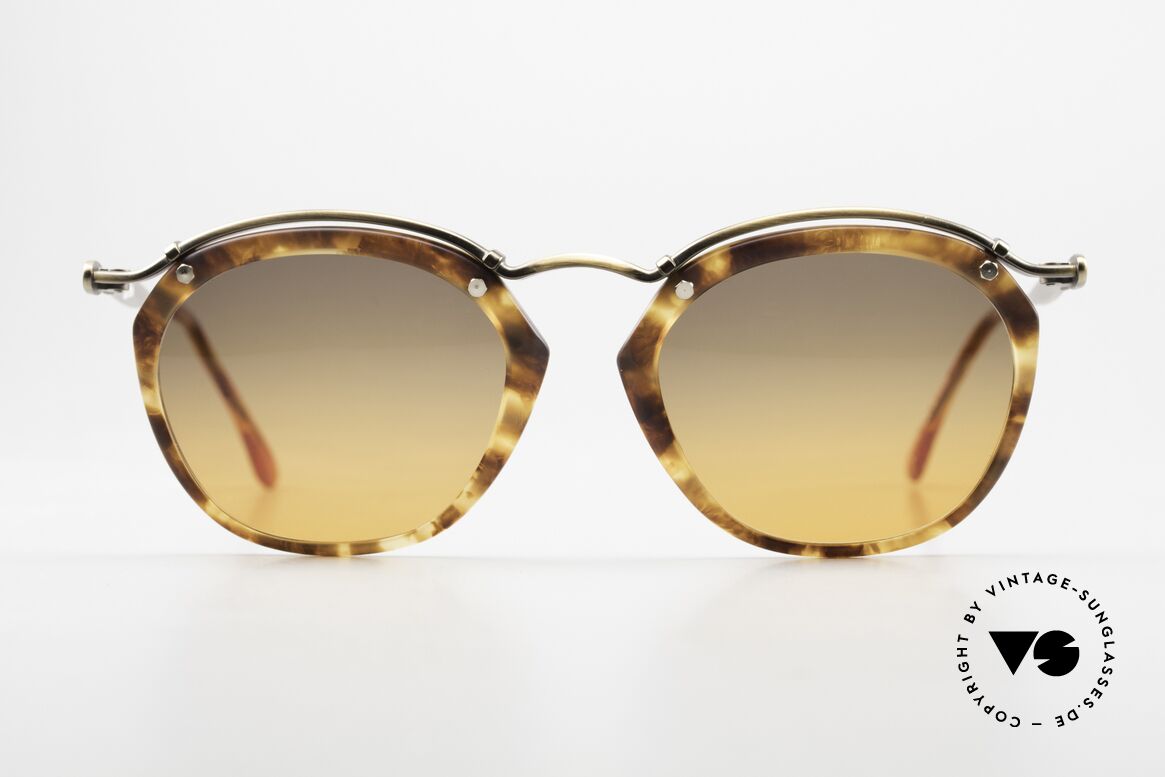 Jean Paul Gaultier 56-1273 True Vintage Sonnenbrille, Gaultiers Interpretation einer Panto-Sonnenbrille, Passend für Herren und Damen