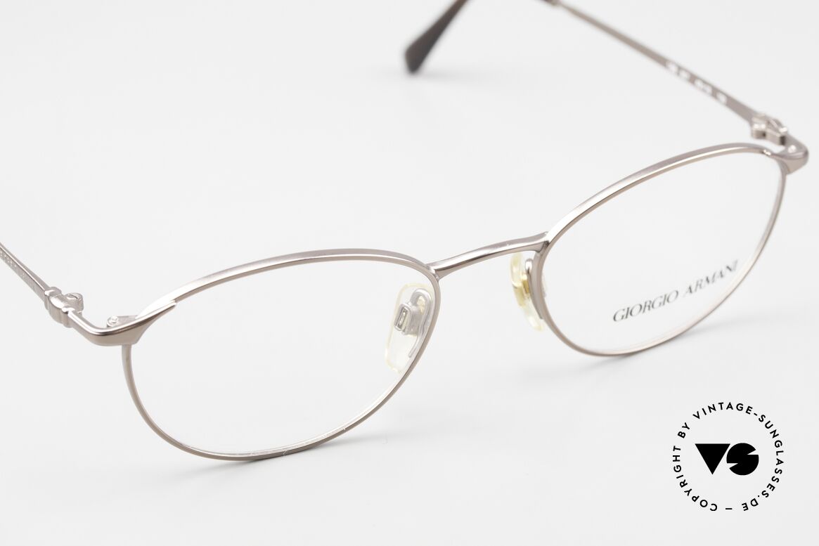 Giorgio Armani 188 Ovale Designerbrille 1990er, KEINE Retromode, sondern ein altes Armani-Original, Passend für Damen