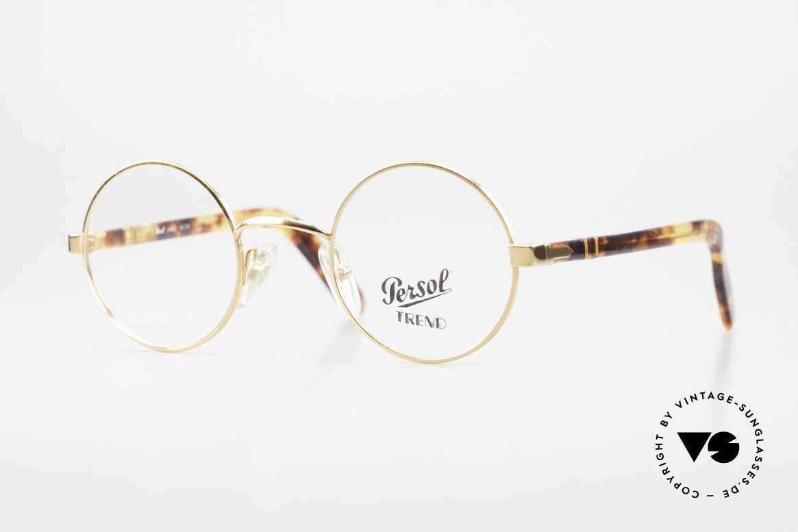 Persol Jabez Runde 90er Vintage Brille, klassische vintage Persol Brille der 90er, Passend für Herren und Damen