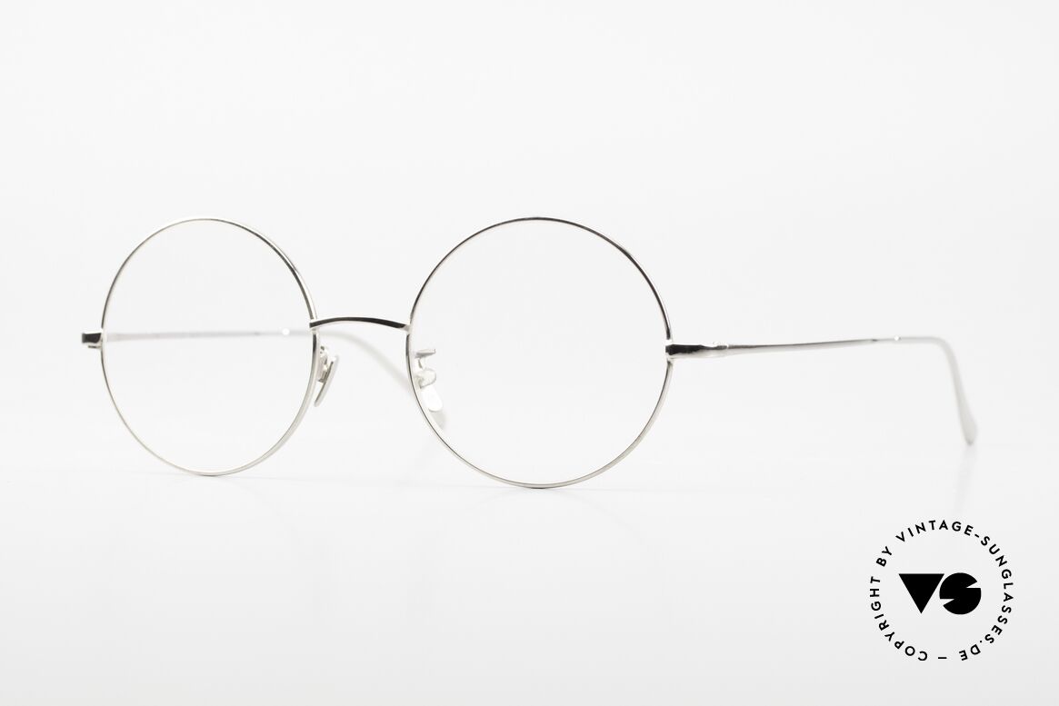 Gernot Lindner GL-304 Runde 925er Silber Brille, runde Gernot Lindner Brille, GL-304, Gr. 48-20, Passend für Herren und Damen