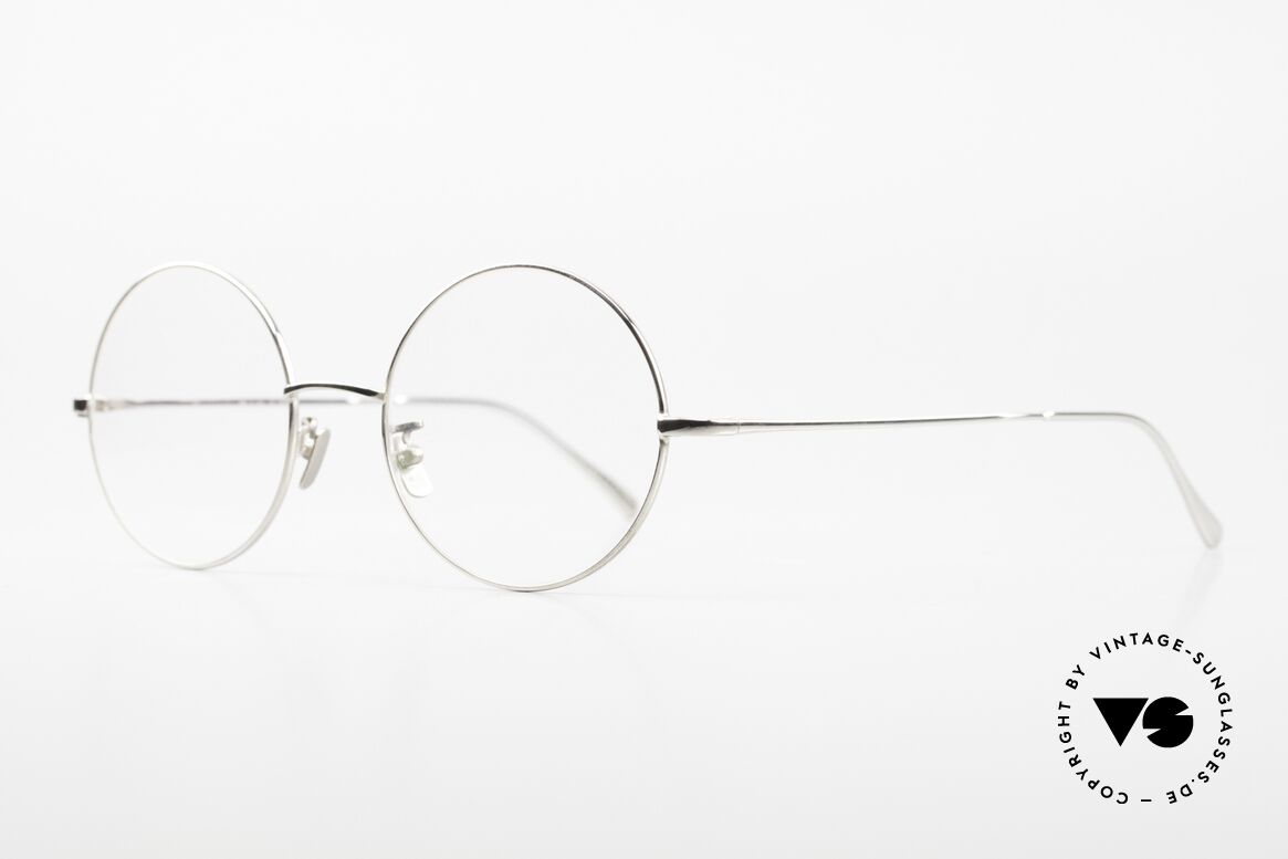 Gernot Lindner GL-304 Runde 925er Silber Brille, gemacht aus 925er Silber und Palladium-plattiert, Passend für Herren und Damen