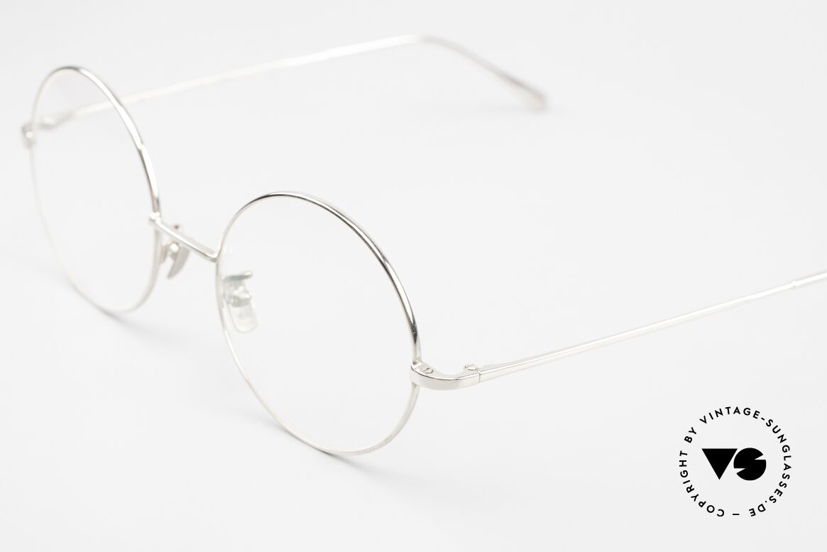 Gernot Lindner GL-304 Runde 925er Silber Brille, zeitlos, elegant, kostbar für Qualitätsliebhaber!, Passend für Herren und Damen