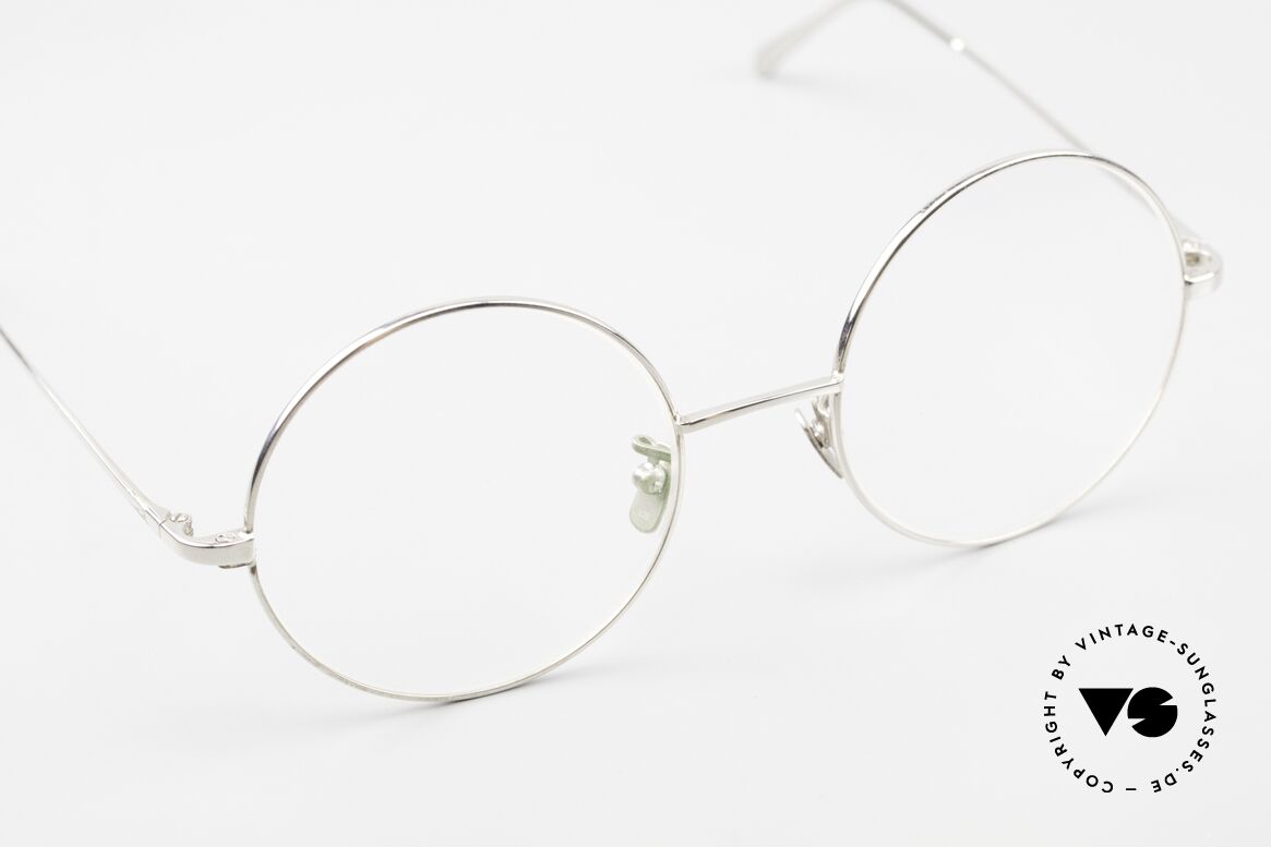 Gernot Lindner GL-304 Runde 925er Silber Brille, runde Brille der GL Linie 300: für Damen und Herren, Passend für Herren und Damen
