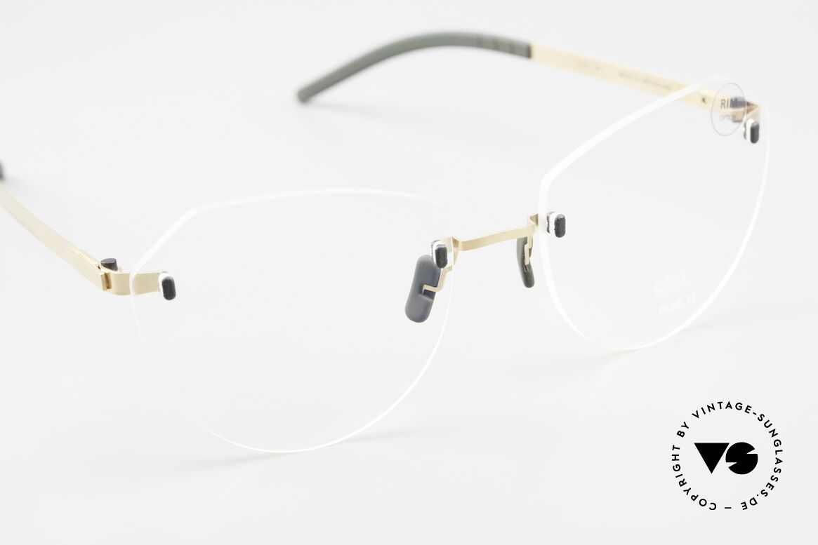 Götti Perspective DC06 Zauberhafte Damenbrille, ungetragenes Designerstück von 2019, mit Hartetui, Passend für Damen