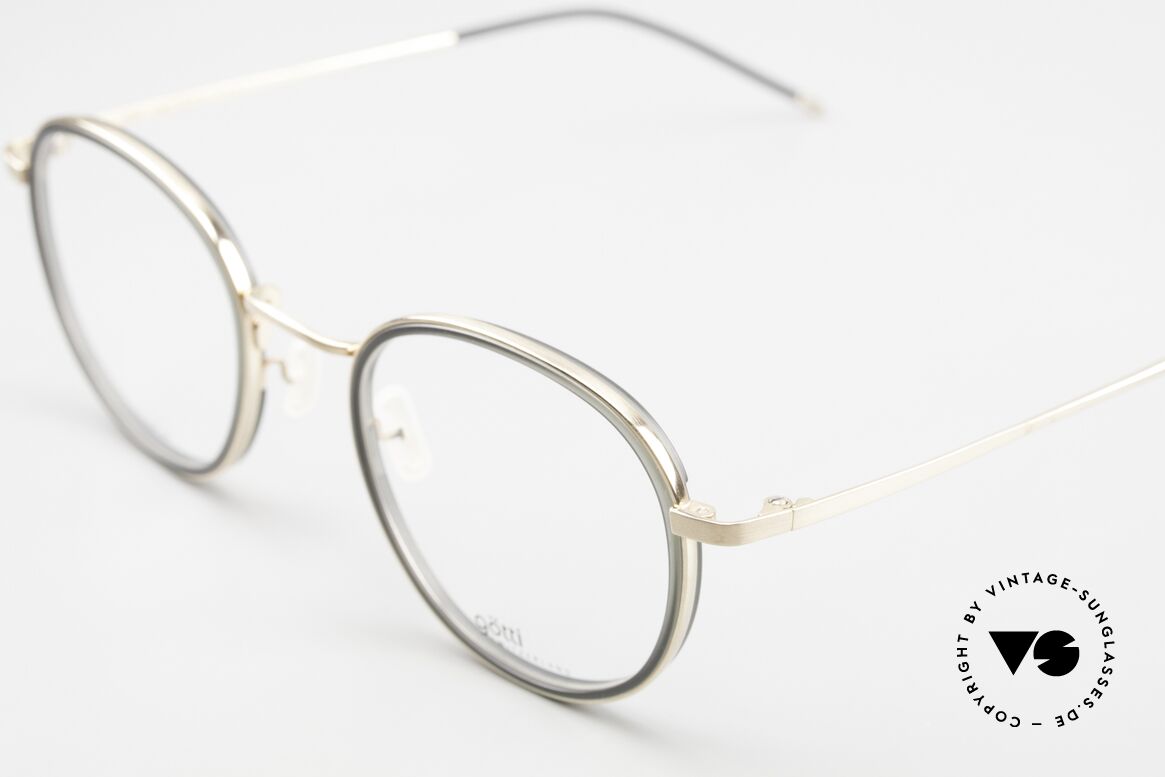 Götti Deek Pantobrille aus Titanium, Oprah Winfrey machte Götti-Brillen 2021 berühmt, Passend für Herren und Damen