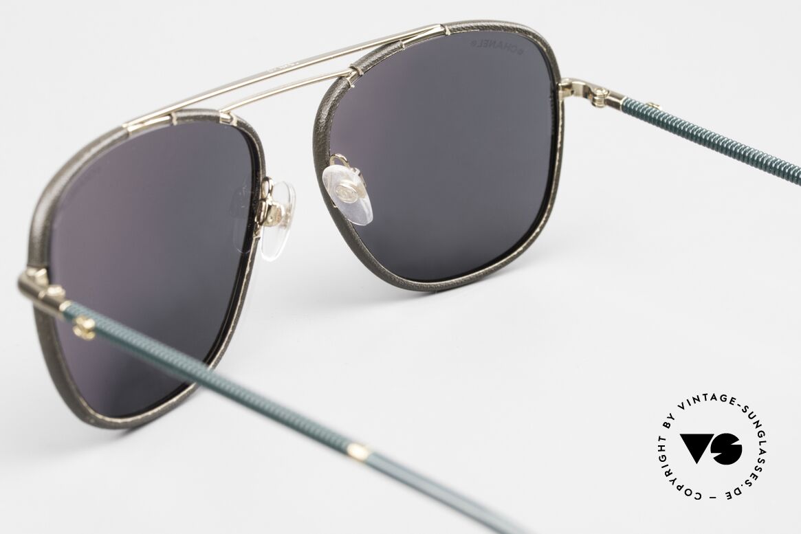 Chanel 4230 Luxus Sonnenbrille Leder, Größe: medium, Passend für Herren und Damen