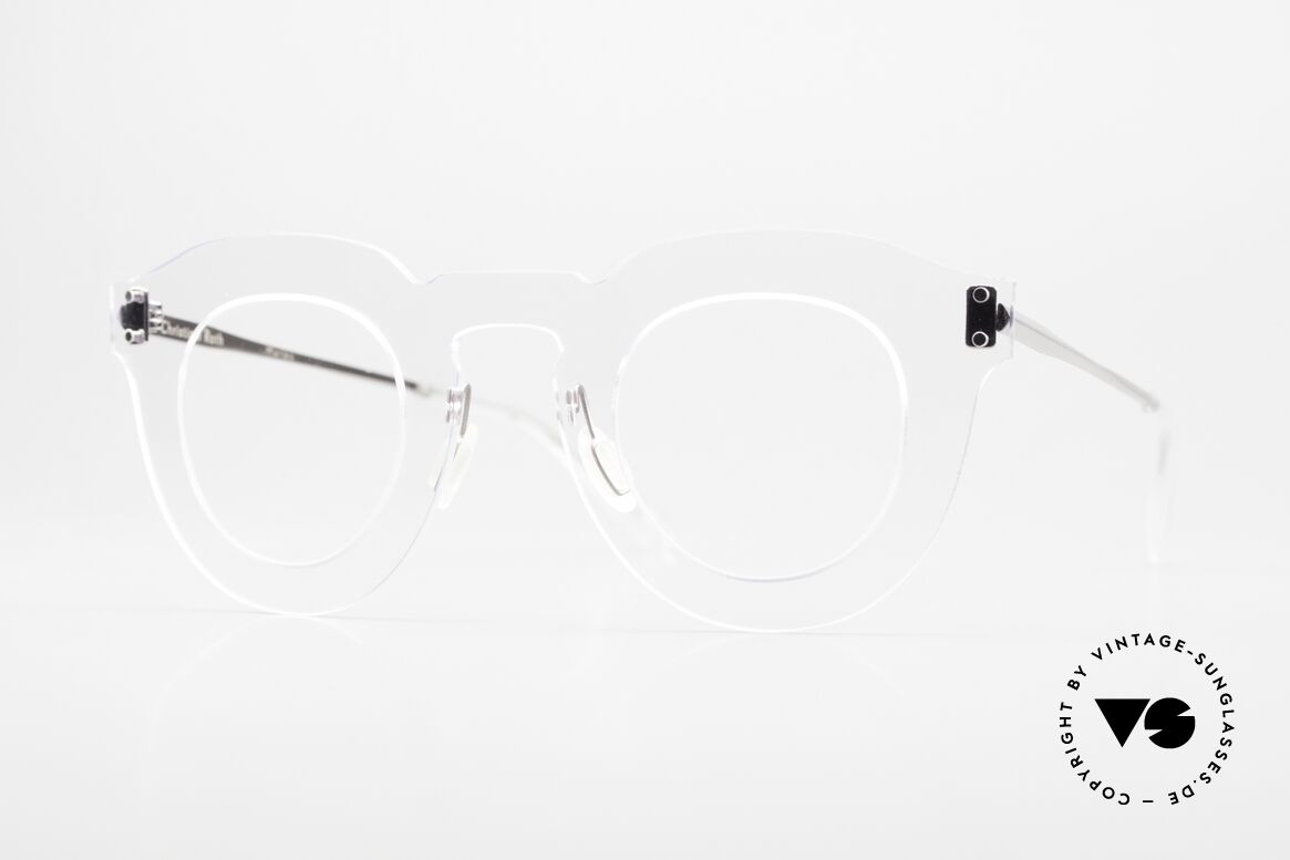 Christian Roth Matos Durchsichtige Brille Unisex, Christian Roth Brille CRS-00070 CLR in Größe 40/31, Passend für Herren und Damen