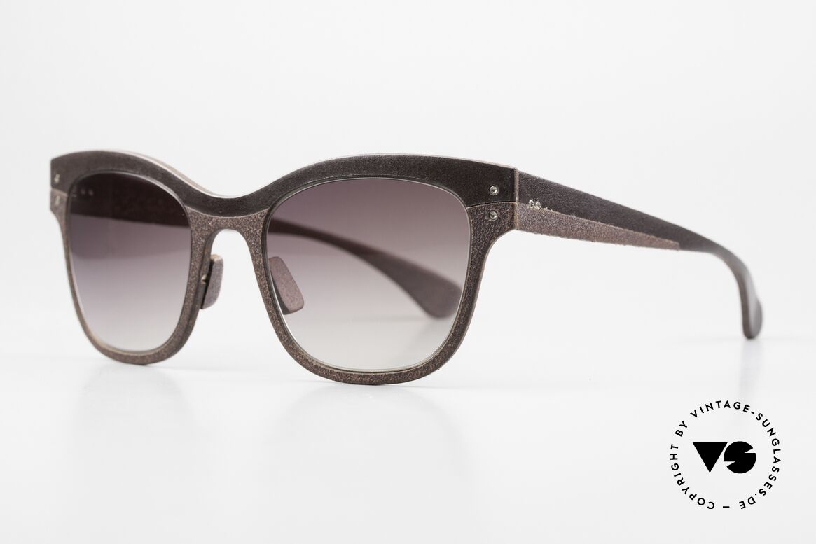 Lucas de Stael Minotaure Split 29 Damensonnenbrille Leder, eine Luxus Damen-Sonnenbrille; handmade in France, Passend für Damen