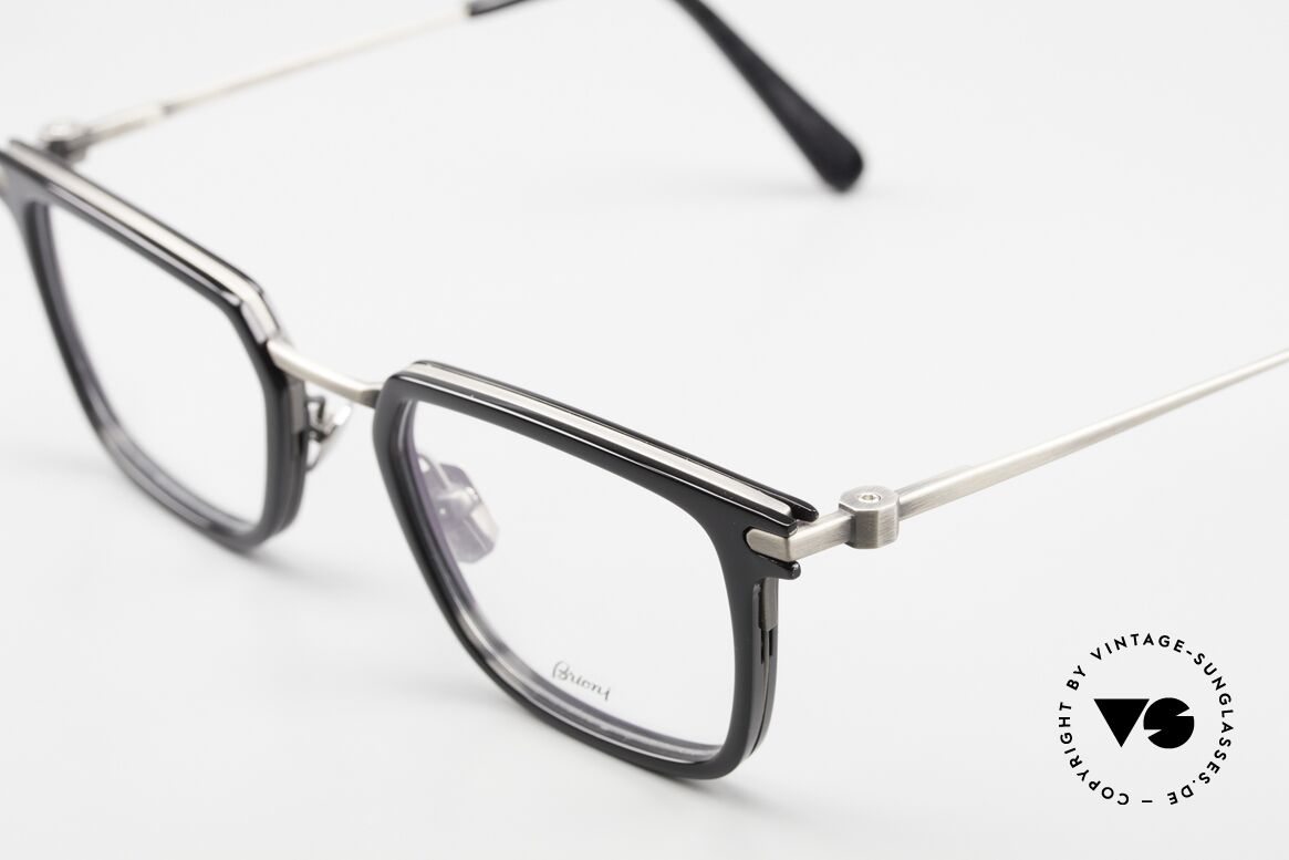 Brioni BR0010O Brille Passend Zum Edelanzug, Top-Qualität, Titanium-Komponenten, m.i. Japan, Passend für Herren