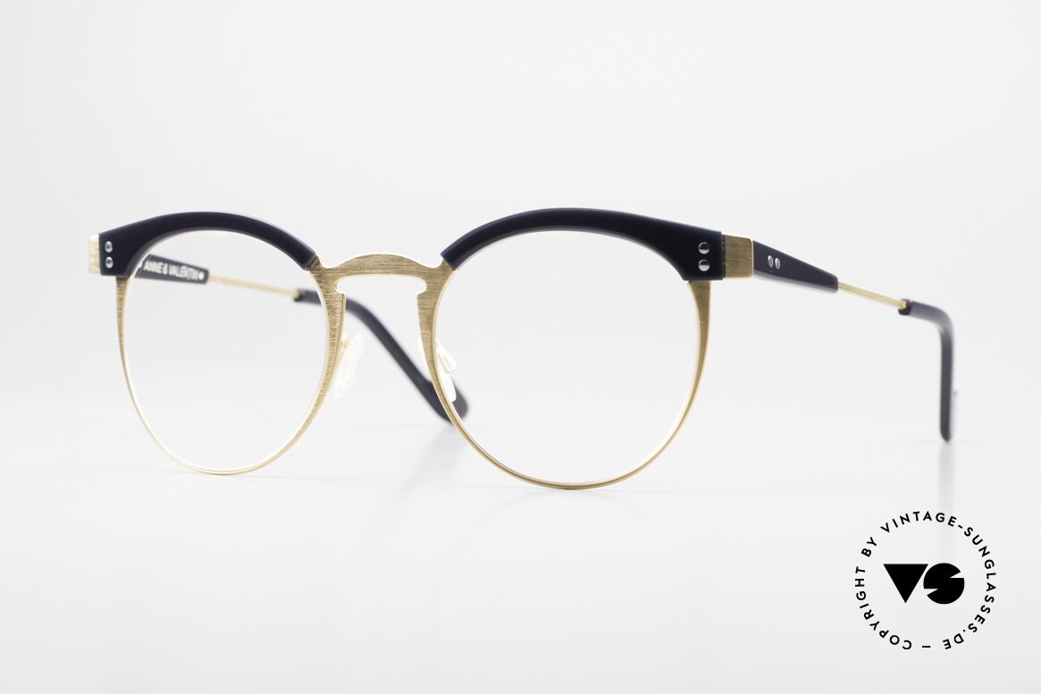 Anne Et Valentin Gigacaster Designerbrille Materialkombi, Anne&Valentin Brille, Gigacaster, 8A16, Gr. 49/21, Passend für Damen