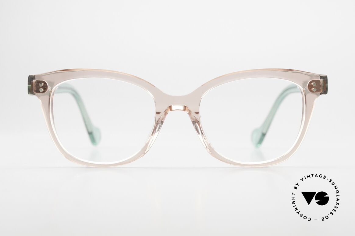 Anne Et Valentin Carrington Pink Türkis Transluzid, Azetat-Brille von 'Anne Et Valentin' aus Toulouse, Passend für Damen