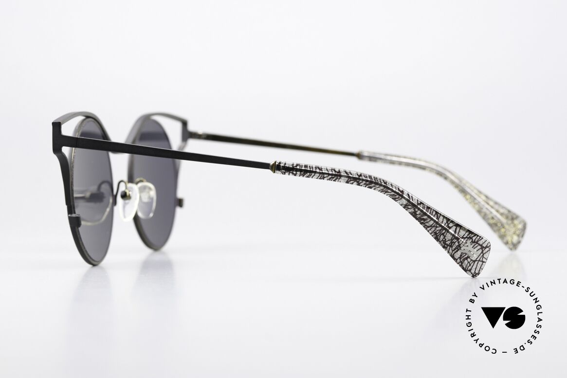 Yohji Yamamoto YY7014 Extravagante Sonnenbrille, ungetragenes Ladies-Modell von 2017; Eye-Catcher!, Passend für Damen