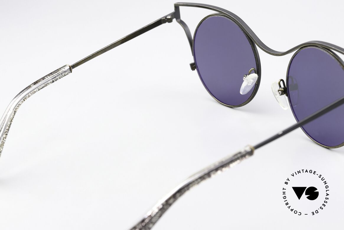 Yohji Yamamoto YY7014 Extravagante Sonnenbrille, Größe: large, Passend für Damen