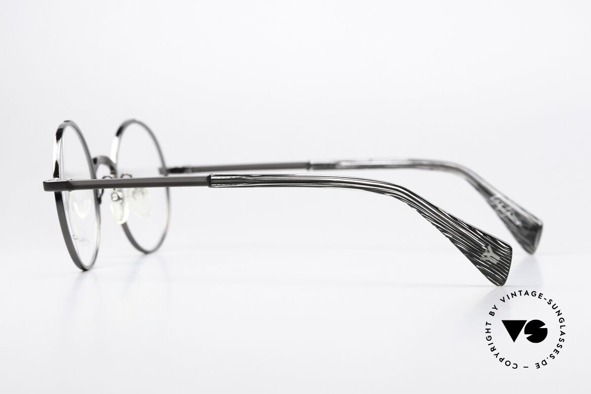 Yohji Yamamoto YY3007 Runde Brille Avantgarde, ungetragenes UNISEX-Modell von 2017; Statement!, Passend für Herren und Damen