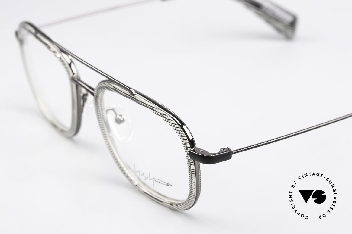 Yohji Yamamoto YY1026 Designerbrille Avantgarde, runde, ausdrucksstarke Designerbrille mit Charakter, Passend für Herren