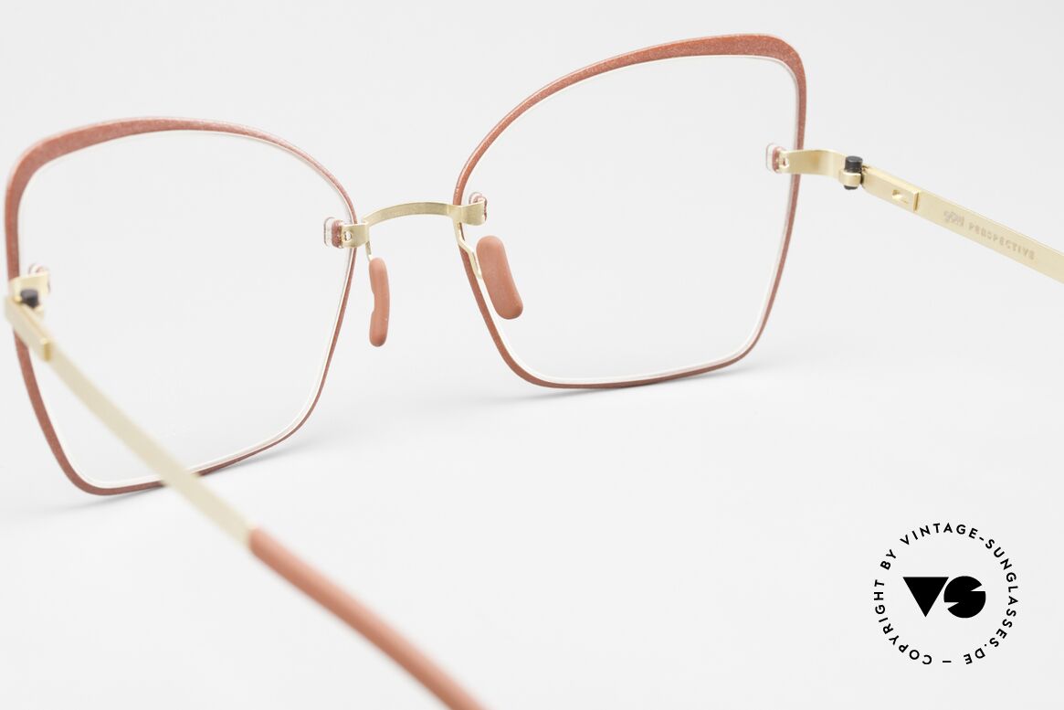 Götti Perspective Bold08 Sehr Feminine Designerbrille, die DEMO-Gläser können beliebig getauscht werden, Passend für Damen