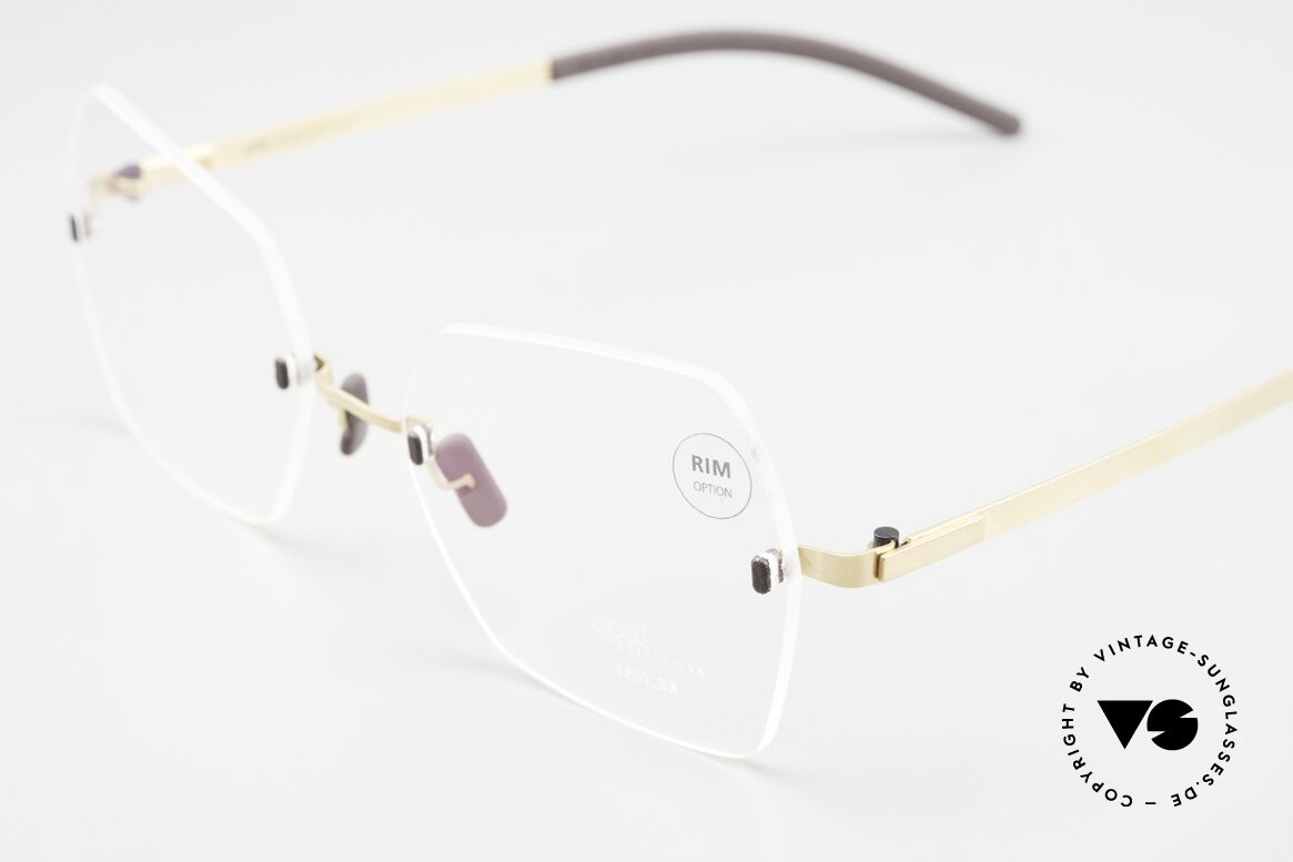 Götti Perspective EF01 Optional Randlose Brille, stilvoll, elegant, luxuriös, innovativ, preisgekrönt!, Passend für Damen