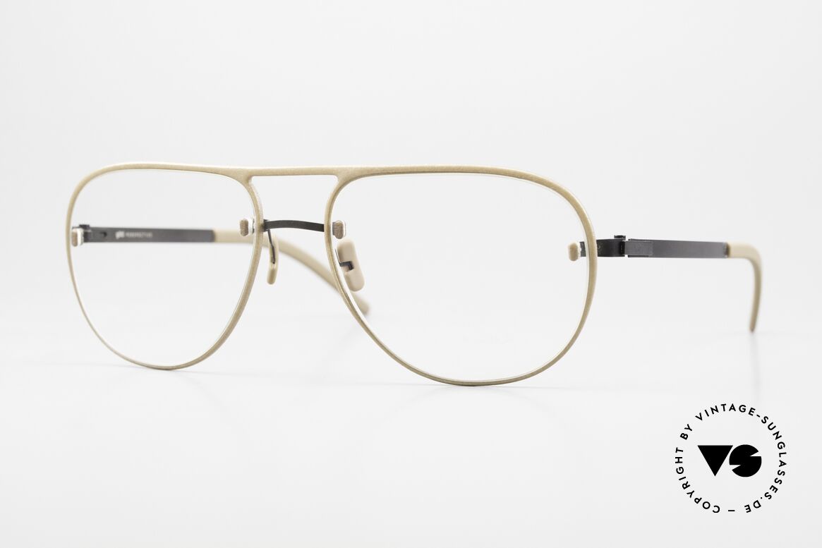 Götti Perspective Bold03 Innovative Pilotenbrille, Götti / Goetti Perspective Brille Bold03; Größe 57mm, Passend für Herren