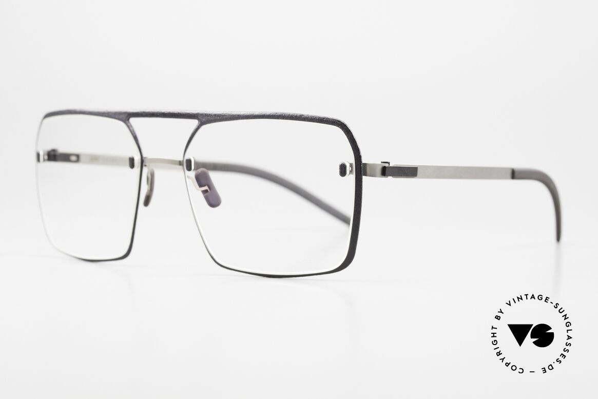 Götti Perspective Bold10 Innovative Brille Herren, randlos mit additiver Deko-Umrandung & Oberbalken, Passend für Herren