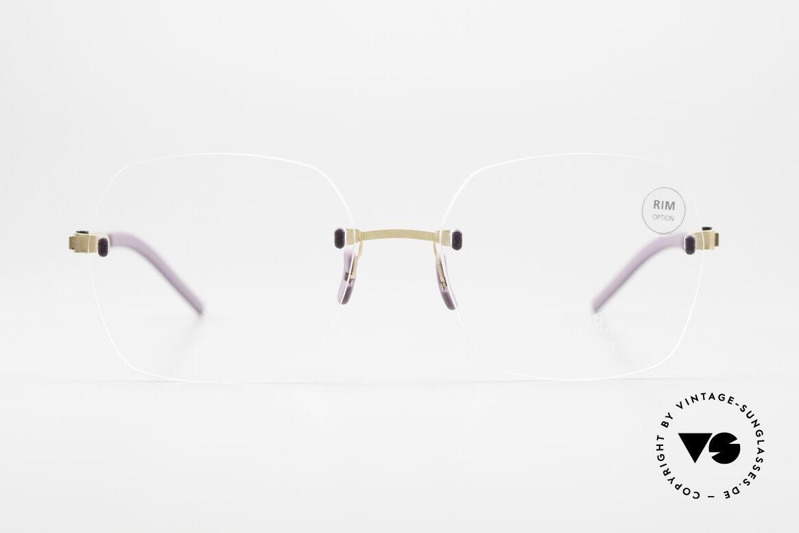 Götti Perspective SF04 Innovative Randlose Brille, randlose Damenbrille; auffällig und minimalistisch!, Passend für Damen