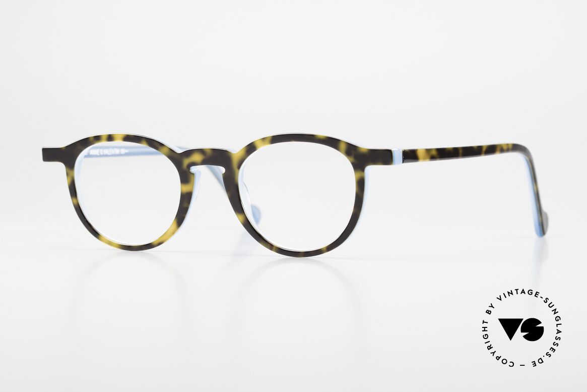 Anne Et Valentin Annette Designerbrille Alpha Serie, feine Brille in türkis-havanna von Anne & Valentin, Passend für Damen