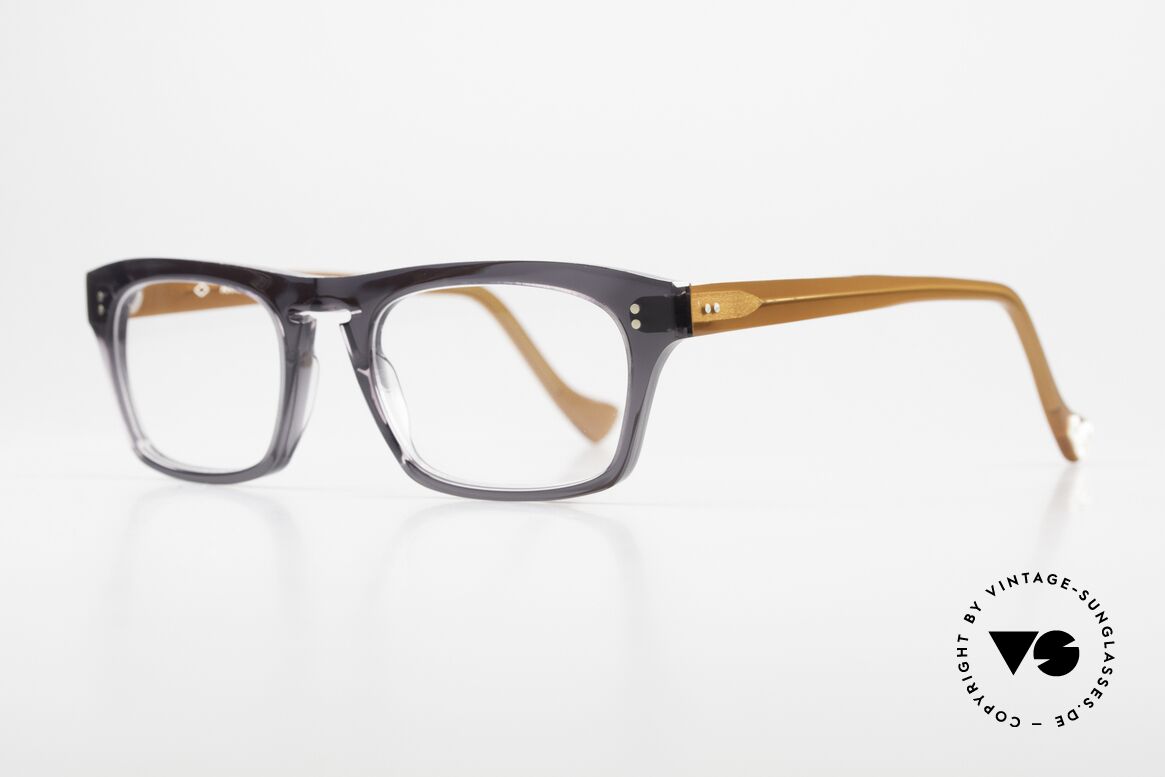 Anne Et Valentin Cobain Azetat-Rahmen Vintage Brille, das Ehepaar Anne (Künstlerin) & Valentin (Optiker), Passend für Herren und Damen