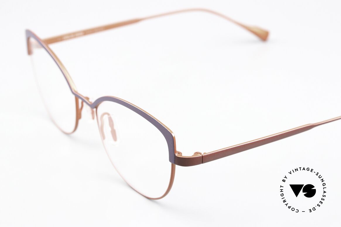 Caroline Abram Yoko Sehr Feminine Vintage Brille, sinnbildlich für den Sixites vintage Style Miamis, Passend für Damen