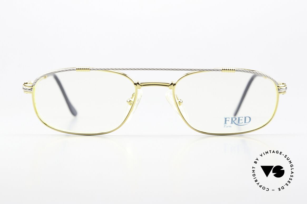 Fred Fregate - M Luxus Seglerbrille M Fassung, marines Design (charakteristisch Fred) in Top-Qualität, Passend für Herren