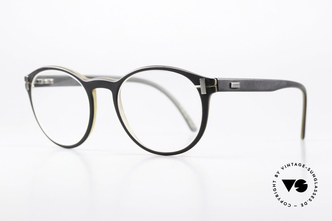 Hoffmann V7773 Understatement Naturbrille, V-Line = dünnsten & leichtesten Hornbrillen, weltweit!, Passend für Herren und Damen