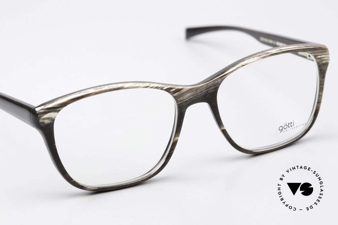 Götti Bogart Genuine Horn Brillenfassung, ungetragenes Original von 2016; damals 1100€ reg. VK, Passend für Herren und Damen