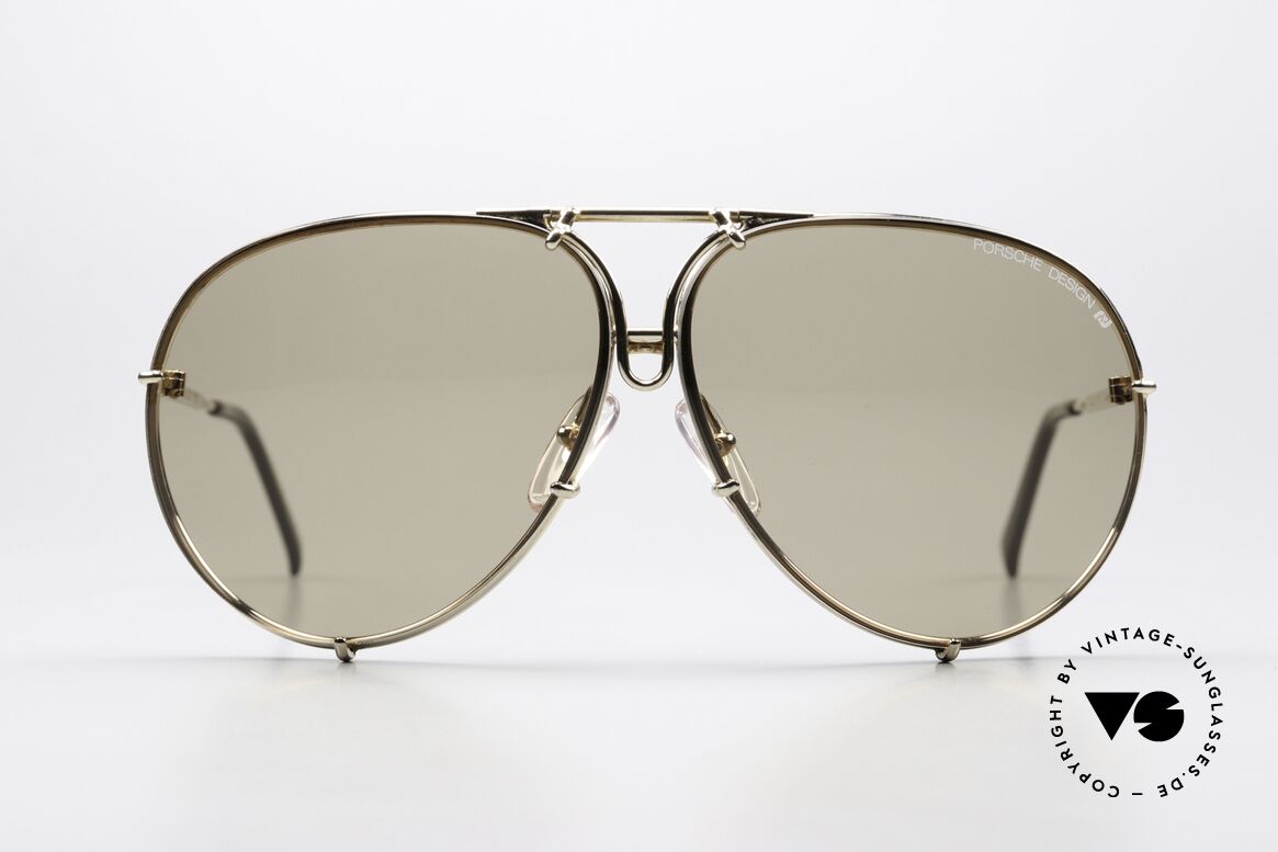 Porsche 5623 Black Mass Film Sonnenbrille, KEINE Retro-Sonnenbrille; sondern das alte Original, Passend für Herren und Damen