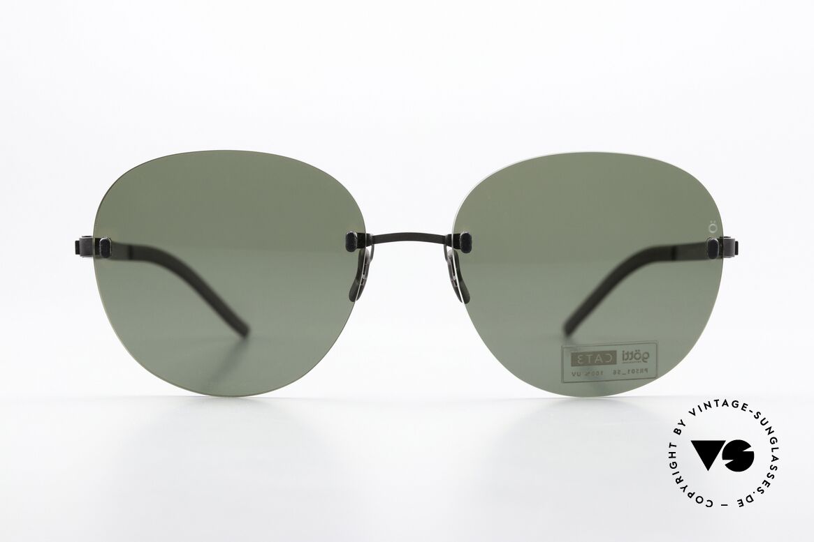 Götti Perspective PRS01 Randlose Damensonnenbrille, randlose Sonnenbrille; auffällig & minimalistisch!, Passend für Damen