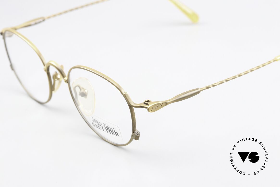 Jean Paul Gaultier 55-2172 Runde Vintage Brille 90er, orig. DEMO-Gläser; inzwischen ein Sammlerstück, Passend für Herren und Damen
