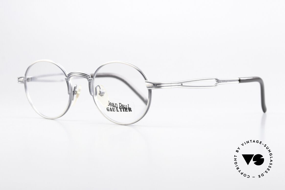 Jean Paul Gaultier 55-7107 Vintage Rahmen von 1997, orig. DEMO-Gläser (inzwischen eine Sammler-Brille), Passend für Herren und Damen