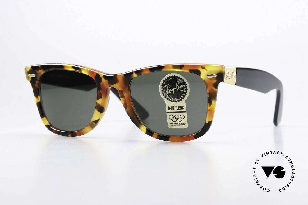 Ray Ban Wayfarer I Limited Deluxe Edition USA, Wayfarer USA: der Sonnenbrillenklassiker von B&L, Passend für Herren und Damen