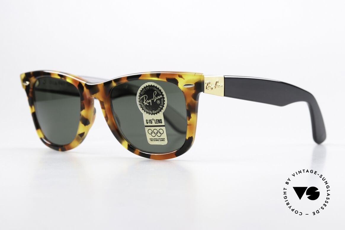 Ray Ban Wayfarer I Limited Deluxe Edition USA, heute so oft kopiert und nie erreicht; echt VINTAGE!, Passend für Herren und Damen