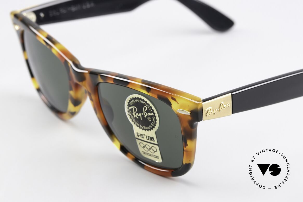 Ray Ban Wayfarer I Limited Deluxe Edition USA, ungetragen (wie alle unsere alten Wayfarer-Unikate), Passend für Herren und Damen