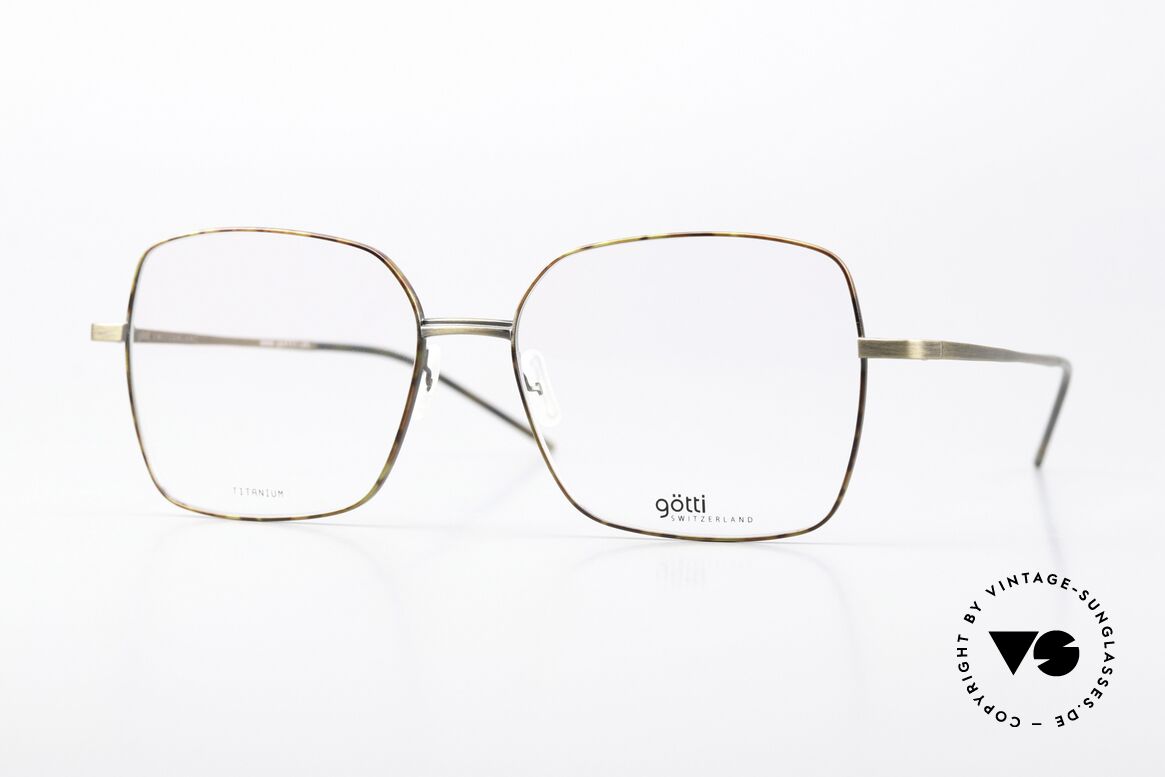 Götti Daria Feminine Titanium Brille, Götti / Goetti Brille Daria, col. GLA-HAV, Gr. 53/15, Passend für Damen