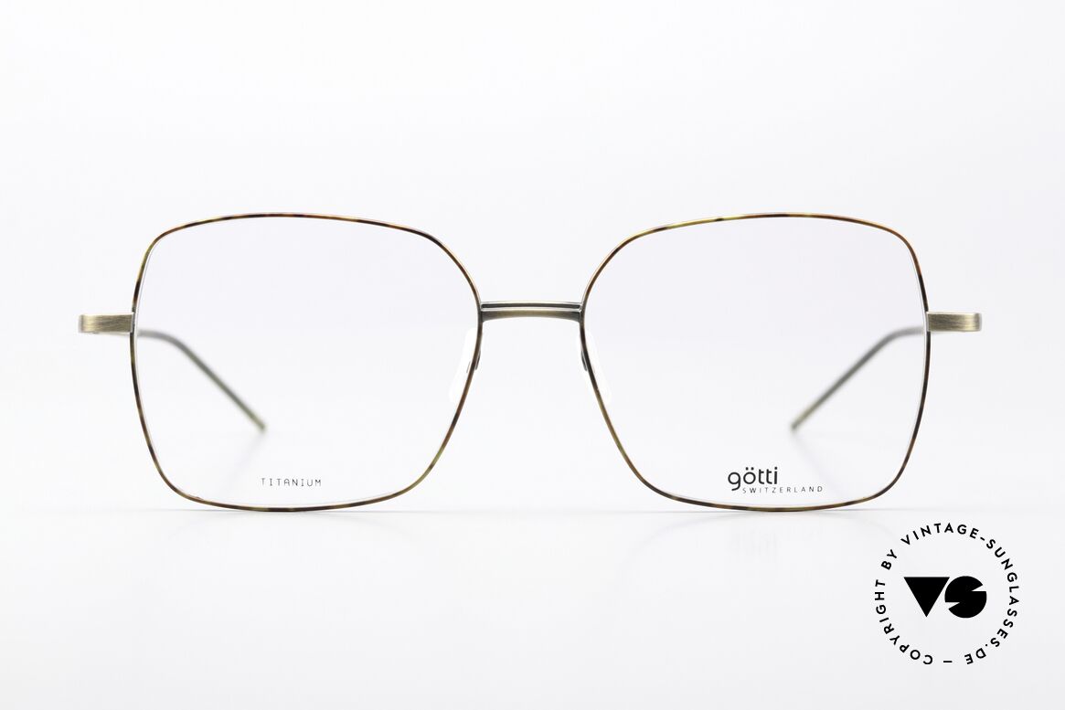 Götti Daria Feminine Titanium Brille, eine superleichte Titanium-Fassung, made in Japan, Passend für Damen