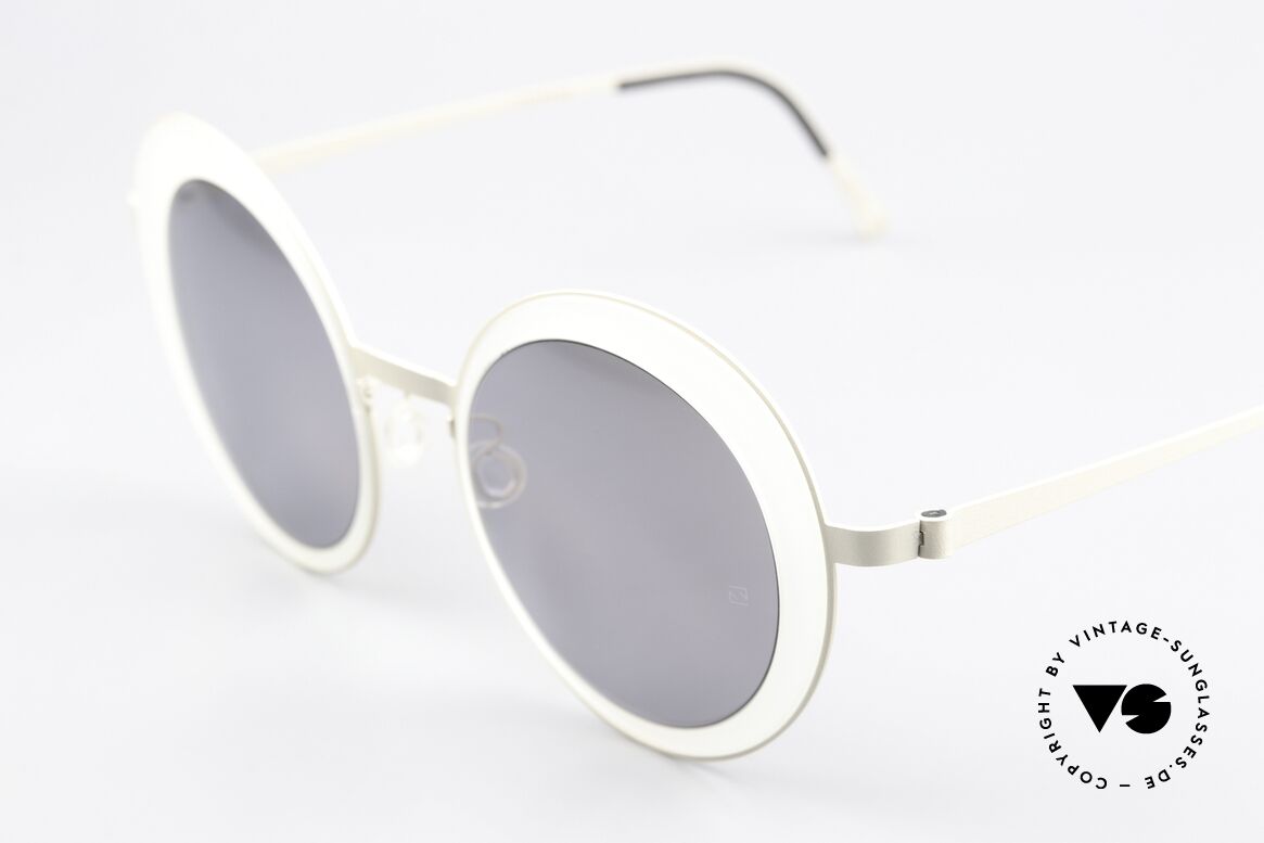 Lindberg 8401 NOW High-Tech Fashion Brille, hauchdünne, ultra-leichte, semi-transparente Front, Passend für Damen