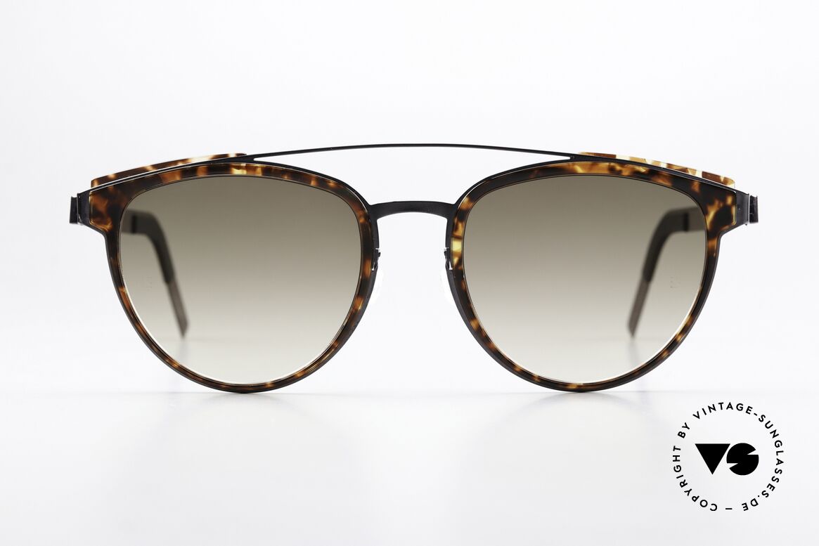 Lindberg 8414 Sun Titan Zauberhafte Damenbrille, echtes Designer-Modell 8414, Gr. 52/20, col. PU14, Passend für Damen