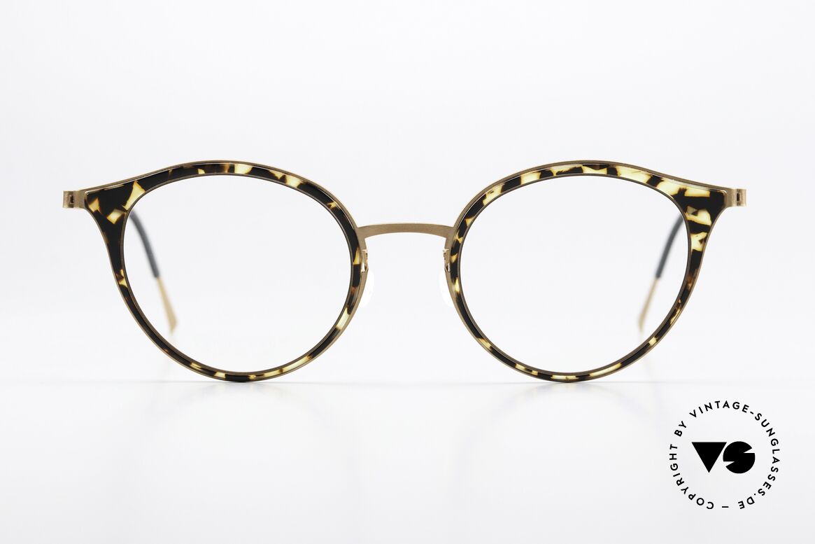 Lindberg 9728 Strip Titanium Sehr Feminines Brillendesign, hinreißendes Modell 9728 in Größe 48/21, Color U15, Passend für Damen