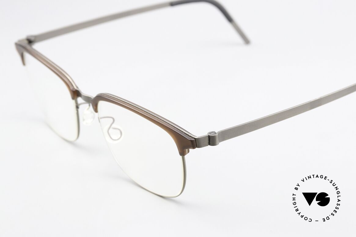 Lindberg 9835 Strip Titanium Herrenbrille Kombibrille, trägt für uns das Prädikat "TRUE VINTAGE LINDBERG", Passend für Herren