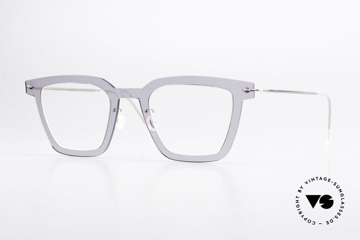 Lindberg 6585 NOW Interessante Designerbrille, eckige Lindberg Brille aus der NOW bzw. N.O.W. Serie, Passend für Herren und Damen
