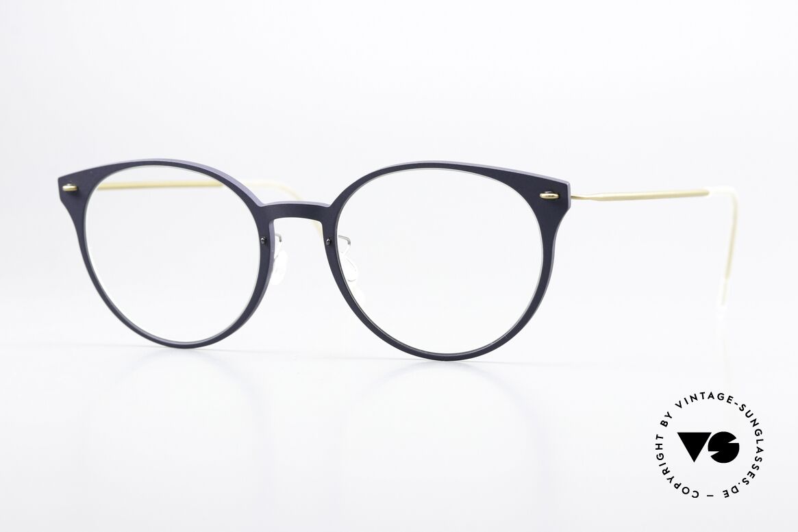 Lindberg 6600 NOW Dunkelblau Und Mattgold, Lindberg Damenbrille aus der NOW bzw. N.O.W. Serie, Passend für Damen