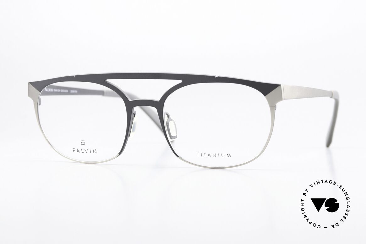 Falvin Zenith Kühles Dänisches Design, FALVIN Eyewear = Titanium Brillen aus Dänemark, Passend für Herren und Damen