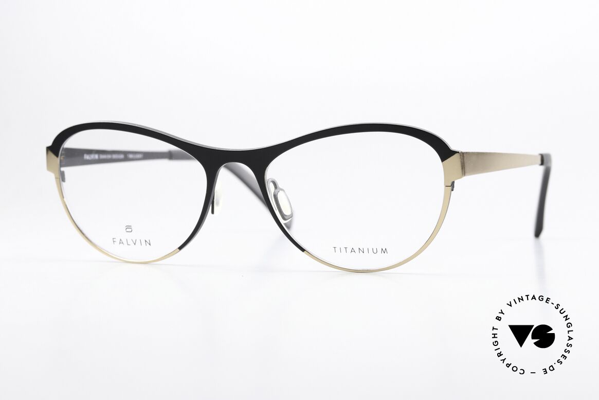 Falvin Twilight Damenbrille Aus Titanium, FALVIN Eyewear = Titanium Brillen aus Dänemark, Passend für Damen