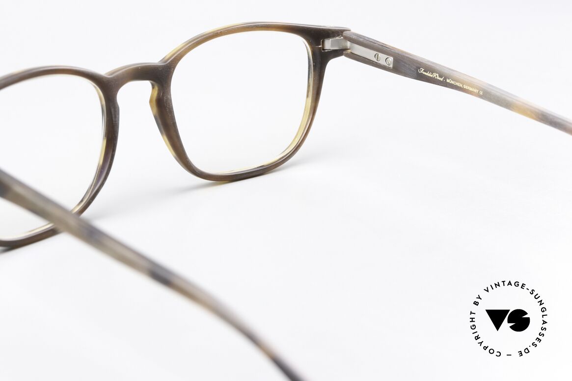 Freddie Wood GC1 Hornbrille Damen & Herren, die Fassung ist beliebig verglasbar (gleitsichtfähig), Passend für Herren und Damen