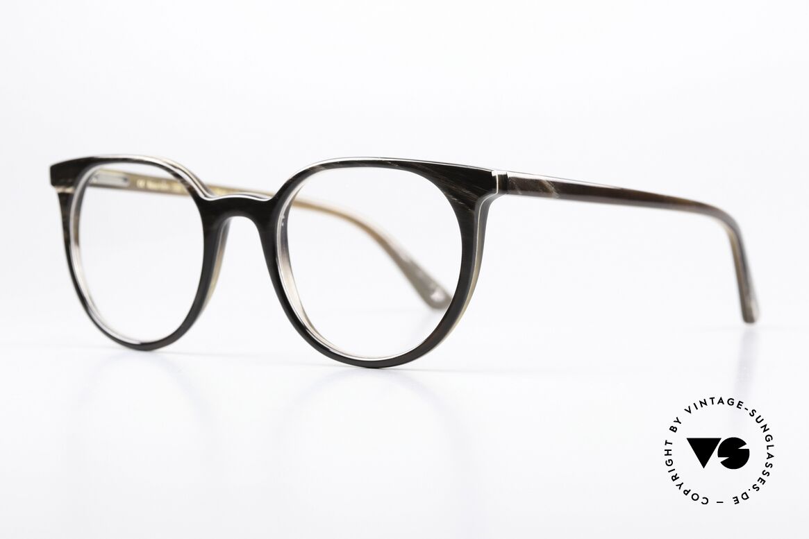 Hoffmann 2283 Naturhorn Brille Für Damen, aus Naturmaterialien gefertigt und mit Federscharnieren, Passend für Damen